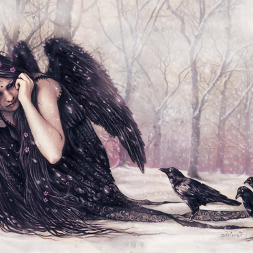 Raven - Victoria Francés - Favole 1000 Jigsaw Puzzle 3D Modell