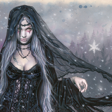 Snowflake - Victoria Francés - Favole 1000 Jigsaw Puzzle 3D Modell