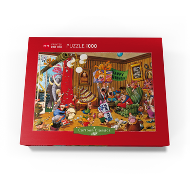Birthday - Jean-Jacques Loup - Cartoon Classics 1000 Jigsaw Puzzle box view3