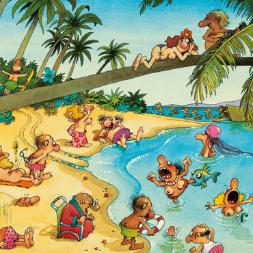 Beachies - Jean-Jacques Loup - Cartoon Classics 500 Jigsaw Puzzle 3D Modell