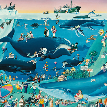 Ocean - Blachon - Cartoon Classics 1000 Jigsaw Puzzle 3D Modell