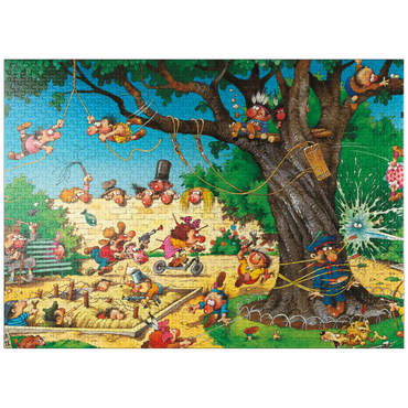 puzzleplate Playground - Jean-Jacques Loup - Cartoon Classics 1000 Jigsaw Puzzle