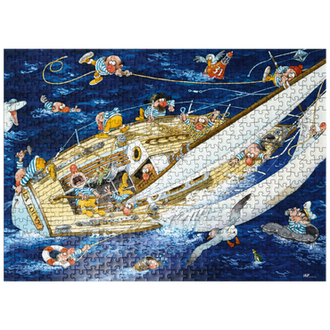 puzzleplate Sailors - Jean-Jacques Loup - Cartoon Classics 500 Jigsaw Puzzle