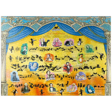 puzzleplate Cat Symphony - Sven Hartmann 1000 Jigsaw Puzzle