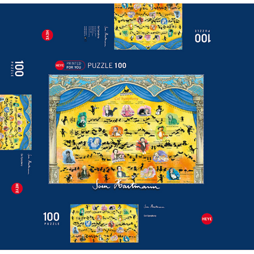 Cat Symphony - Sven Hartmann 100 Jigsaw Puzzle box 3D Modell