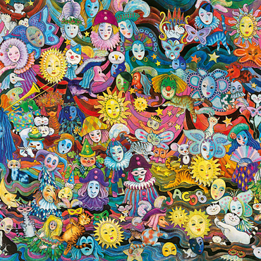 Masquerade - Sven Hartmann 1000 Jigsaw Puzzle 3D Modell