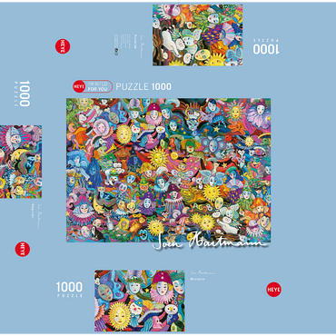 Masquerade - Sven Hartmann 1000 Jigsaw Puzzle box 3D Modell