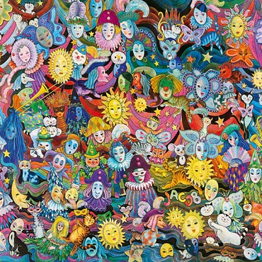 Masquerade - Sven Hartmann 100 Jigsaw Puzzle 3D Modell