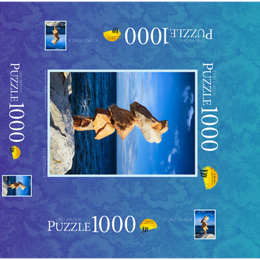 Stone tower 1000 Jigsaw Puzzle box 3D Modell