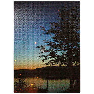 puzzleplate Campfire by the lake 1000 Jigsaw Puzzle