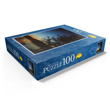 Campfire by the lake 100 Jigsaw Puzzle box view1