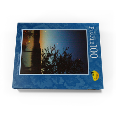 Campfire by the lake 100 Jigsaw Puzzle box view1