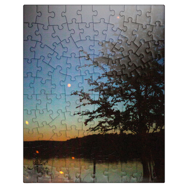 puzzleplate Campfire by the lake 100 Jigsaw Puzzle