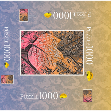 Tulip tree foliage 1000 Jigsaw Puzzle box 3D Modell