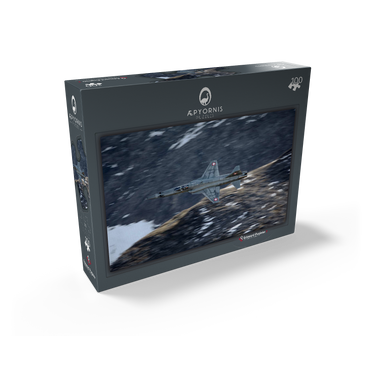 Northrop F-5E Tiger II - through the Alps 100 Jigsaw Puzzle box view1