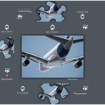 What is magical about an A380 500 Jigsaw Puzzle box 3D Modell