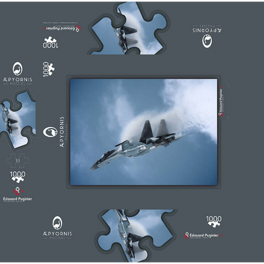 Sukhoï Su-35 1000 Jigsaw Puzzle box 3D Modell