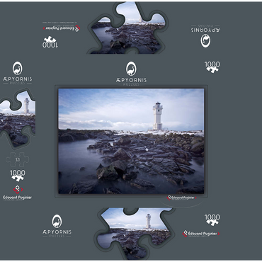 Akranes 1000 Jigsaw Puzzle box 3D Modell