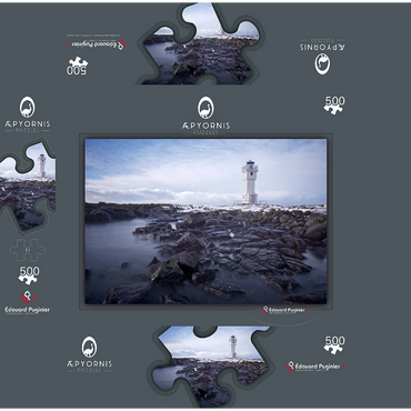 Akranes 500 Jigsaw Puzzle box 3D Modell