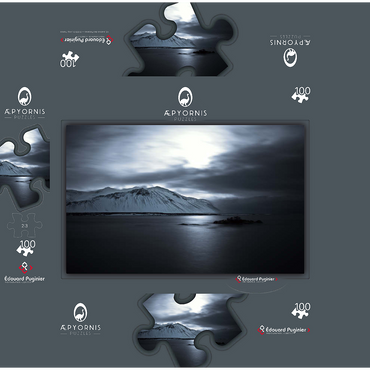 View from Borgarnes Epic Version 100 Jigsaw Puzzle box 3D Modell