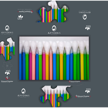 Somewhere over the rainbow 100 Jigsaw Puzzle box 3D Modell