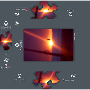 Lets fish 100 Jigsaw Puzzle box 3D Modell