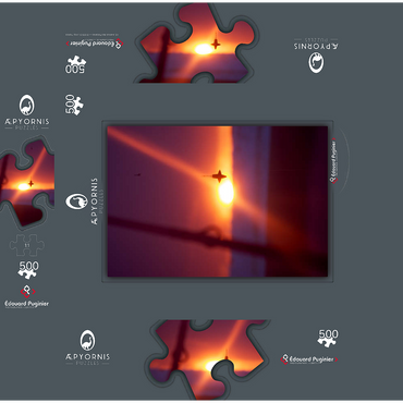 Lets fish 500 Jigsaw Puzzle box 3D Modell