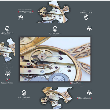 Winding Watch 100 Jigsaw Puzzle box 3D Modell
