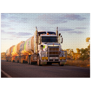 puzzleplate Road Train 1000 Jigsaw Puzzle
