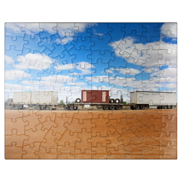 puzzleplate Road Train 100 Jigsaw Puzzle