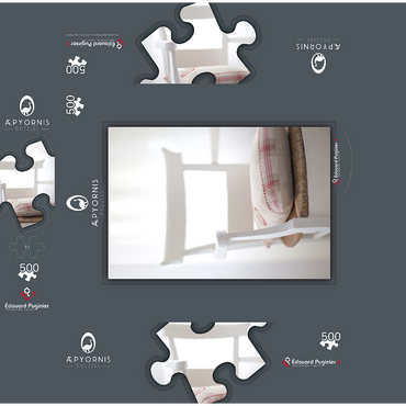 He was here 500 Jigsaw Puzzle box 3D Modell