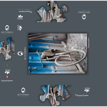Gradient Bike 500 Jigsaw Puzzle box 3D Modell