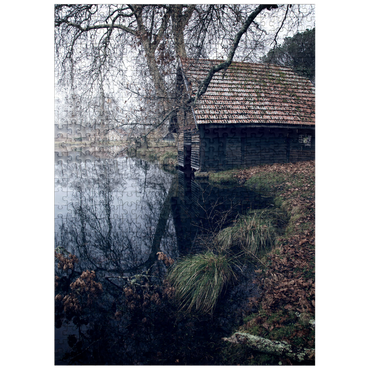 puzzleplate The House and the Lake 500 Jigsaw Puzzle