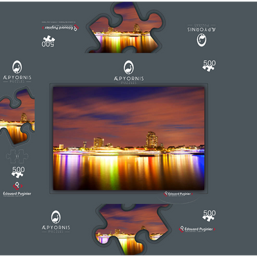 Somewhere over the -RhineBow- 500 Jigsaw Puzzle box 3D Modell