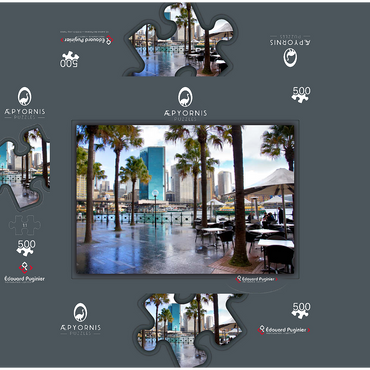 Sydney from Cove Oyster Bar 500 Jigsaw Puzzle box 3D Modell