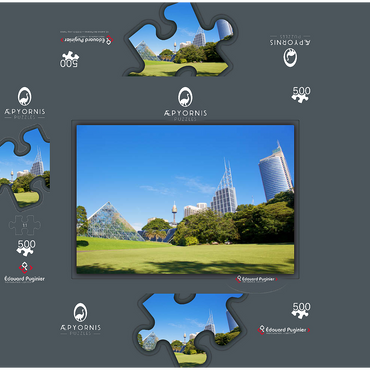 Sydneys Botanicals gardens 500 Jigsaw Puzzle box 3D Modell