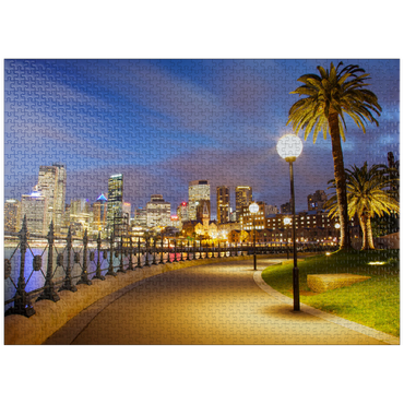puzzleplate Sydney's evening 1000 Jigsaw Puzzle