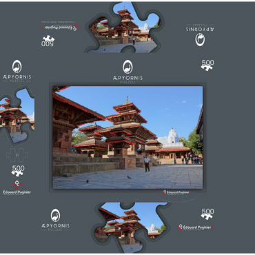 Jagannath Temple 500 Jigsaw Puzzle box 3D Modell