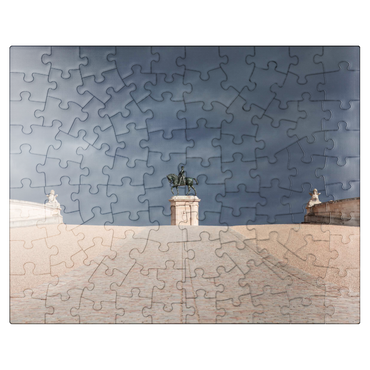 puzzleplate Chantilly Castel - Stormy Sky 100 Jigsaw Puzzle