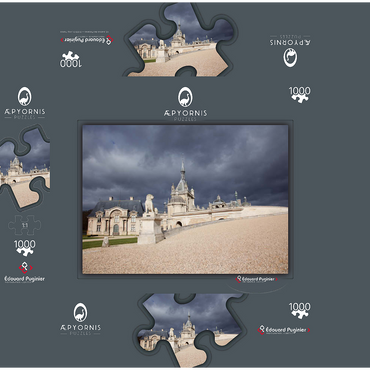 Chantilly Castel 1000 Jigsaw Puzzle box 3D Modell