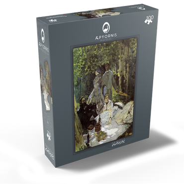 Claude Monets Luncheon on the Grass 1865-1866 100 Jigsaw Puzzle box view1