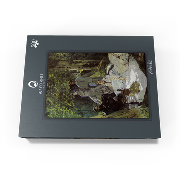 Claude Monets Luncheon on the Grass 1865-1866 500 Jigsaw Puzzle box view1