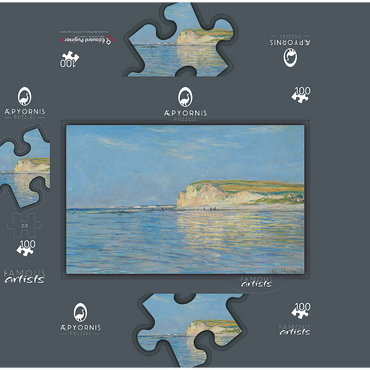 Low Tide at Pourville near Dieppe 1882 by Claude Monet 100 Jigsaw Puzzle box 3D Modell