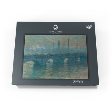 Waterloo Bridge, Gray Weather (1900) by Claude Monet 1000 Jigsaw Puzzle box view1