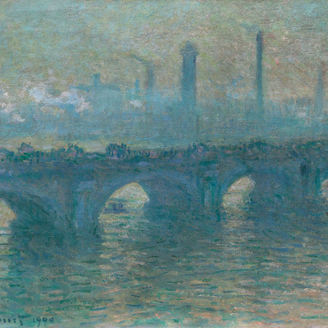Waterloo Bridge, Gray Weather (1900) by Claude Monet 1000 Jigsaw Puzzle 3D Modell