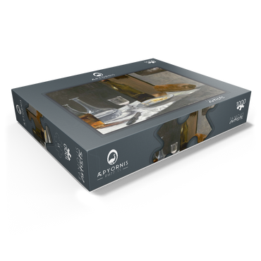 Still Life with Bottle, Carafe, Bread, and Wine (1862 -1863) by Claude Monet 1000 Jigsaw Puzzle box view1