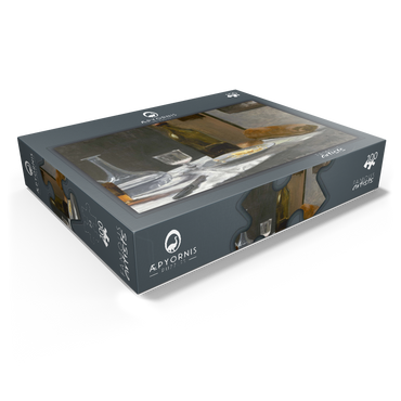 Still Life with Bottle Carafe Bread and Wine 1862 -1863 by Claude Monet 100 Jigsaw Puzzle box view1