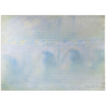 puzzleplate Waterloo Bridge (1901) by Claude Monet 1000 Jigsaw Puzzle