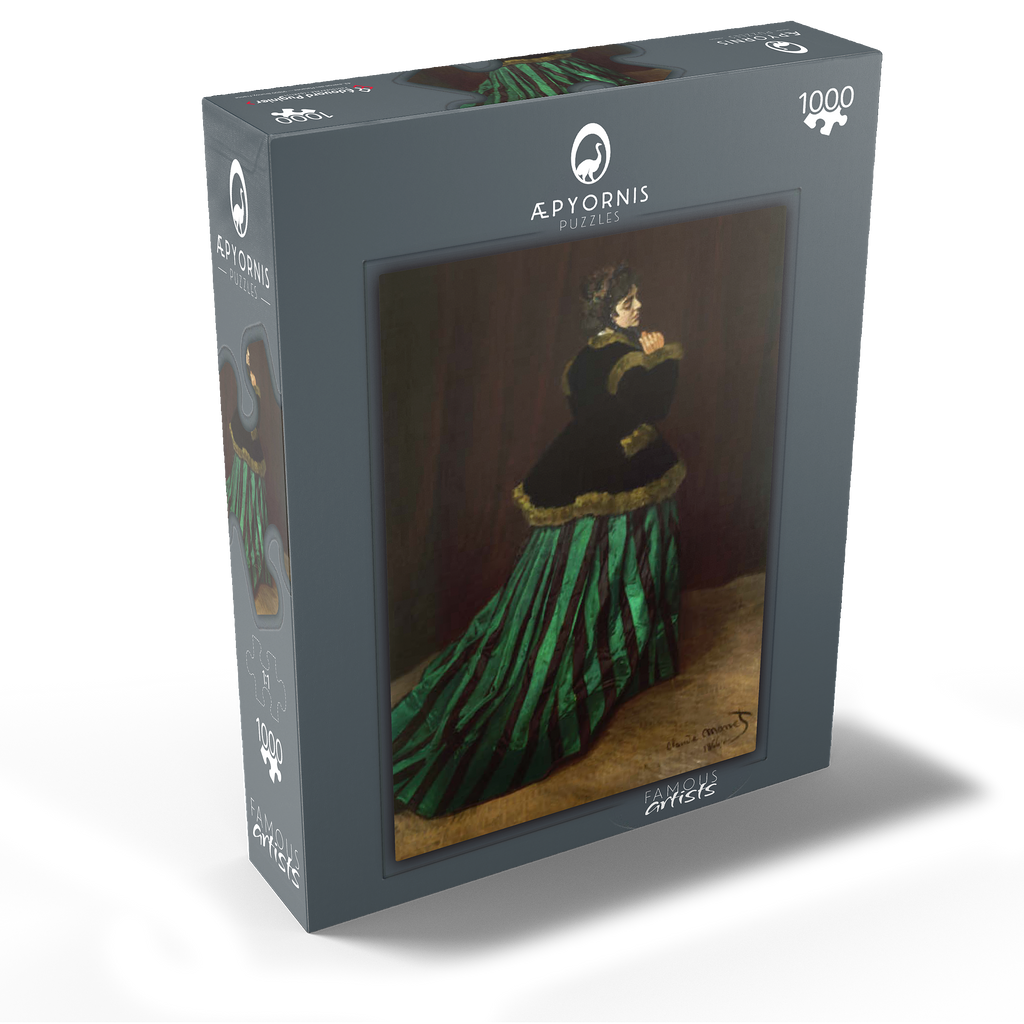 Claude Monets Camille The Woman in the Green Dress 1866 MyPuzzle.com USA Claude Monets Camille The Woman in the Green Dress 1866 MyPuzzle.com USA