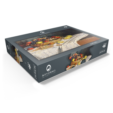 Apples and Grapes 1879-1880 by Claude Monet 100 Jigsaw Puzzle box view1